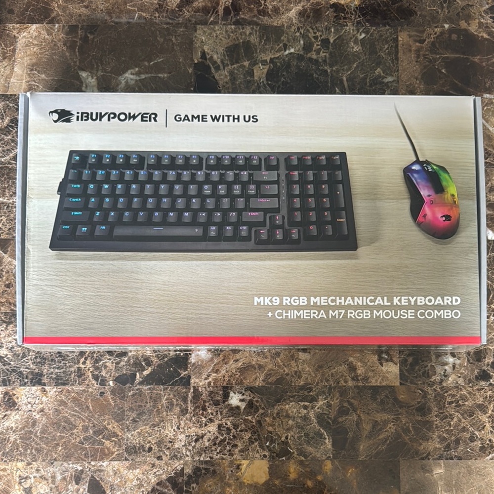 MK9 RGB Mechanical Keyboard and Chimera M7 RGB Mouse Combo - Black